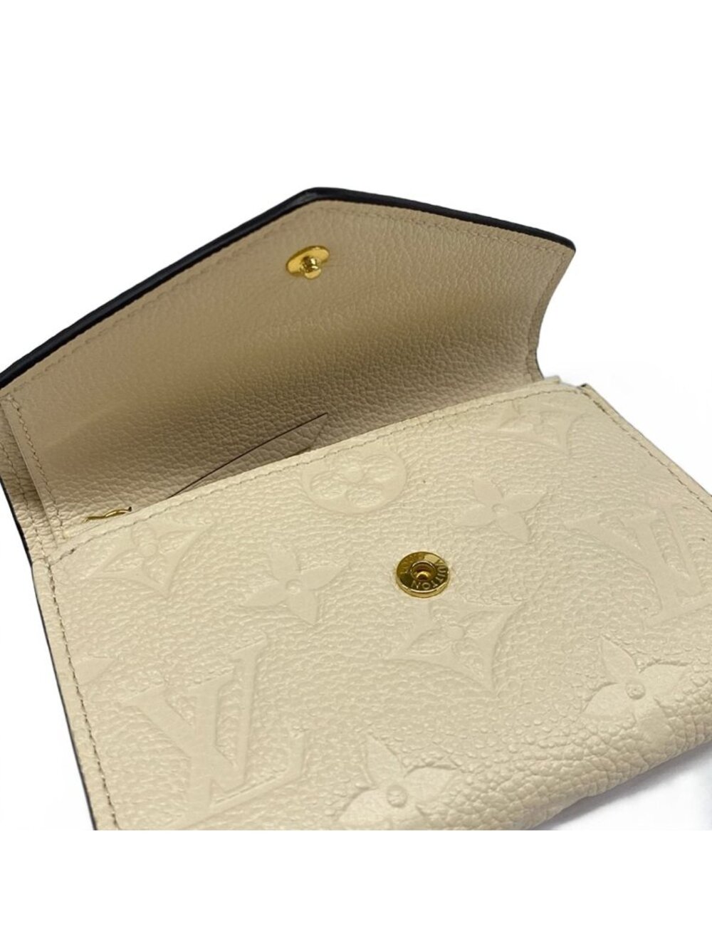 ★SOLD★ Louis Vuitton Trifold Wallet Monogram Empreinte Portefeuille Victorine - Picture 10 of 11